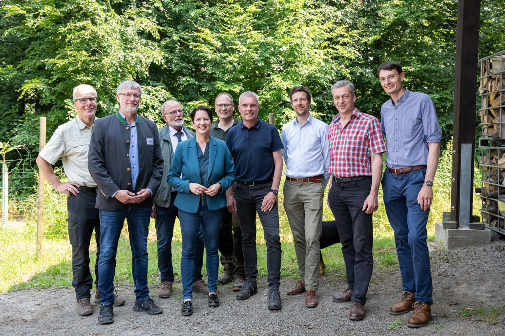 Waldboden-Termin mit Ministerin Silke Gorißen am 27. Juni 2024